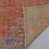 Orange Anatolian Vintage Turkish Rug sku 734