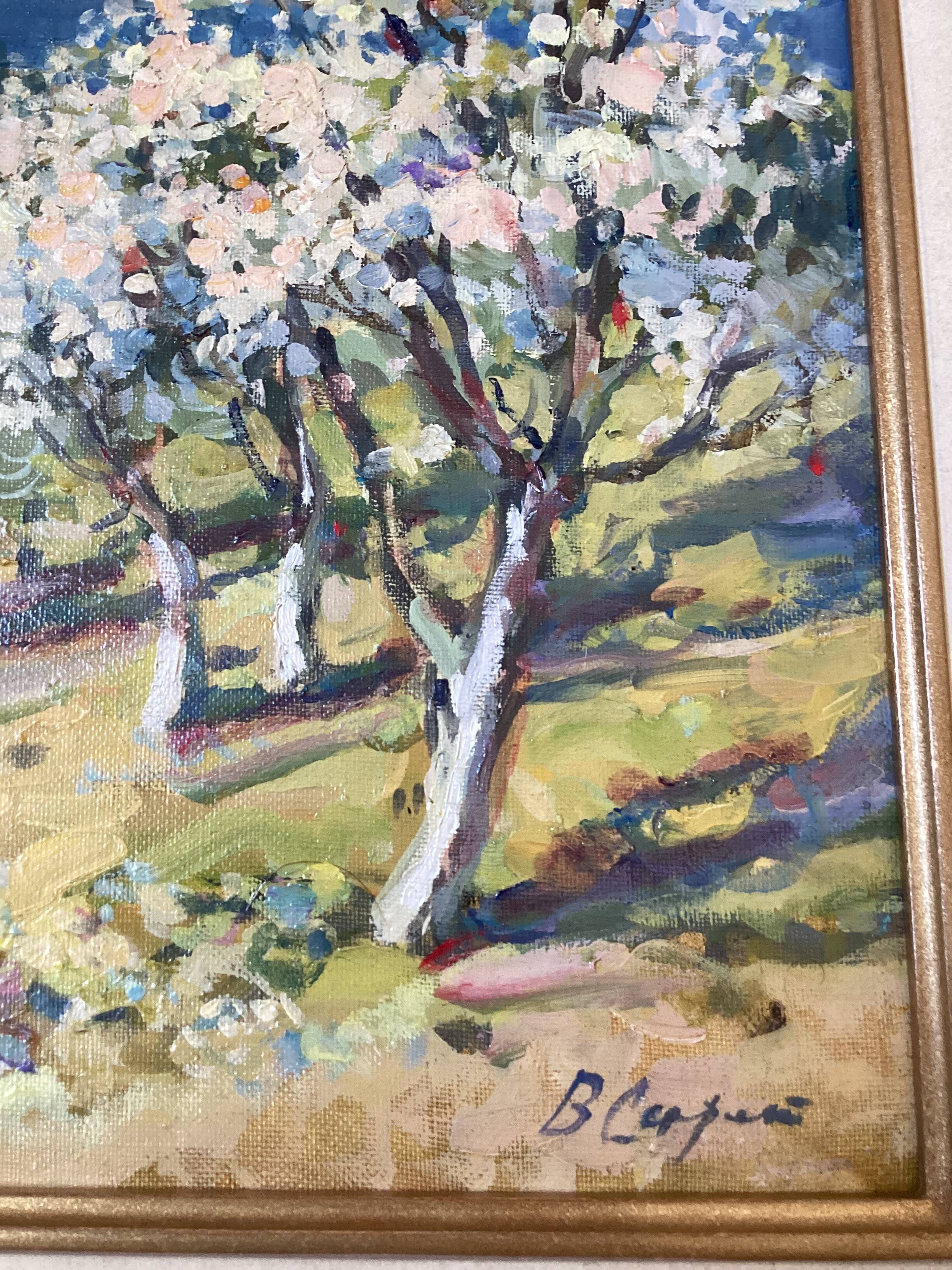 Signed painting Oil on canvas dimensions: height - 52 cm - length - 68 cm