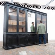 Large wooden hat maker's cabinet – early 20th century