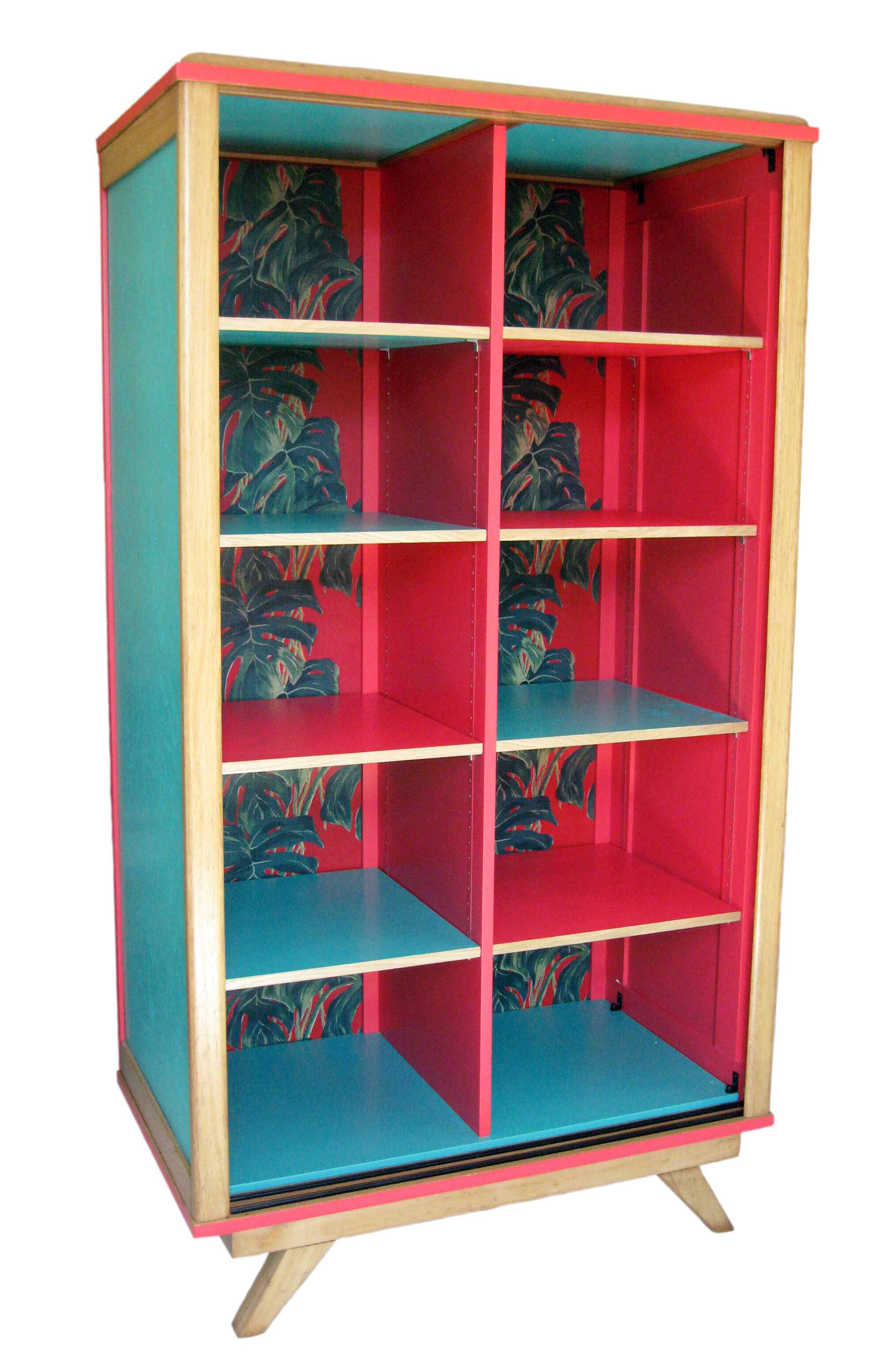 Wardrobe sliding doors vintage 50s