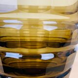 Daum Nancy Art Deco vase 1930 Lorraine cross smoked glass