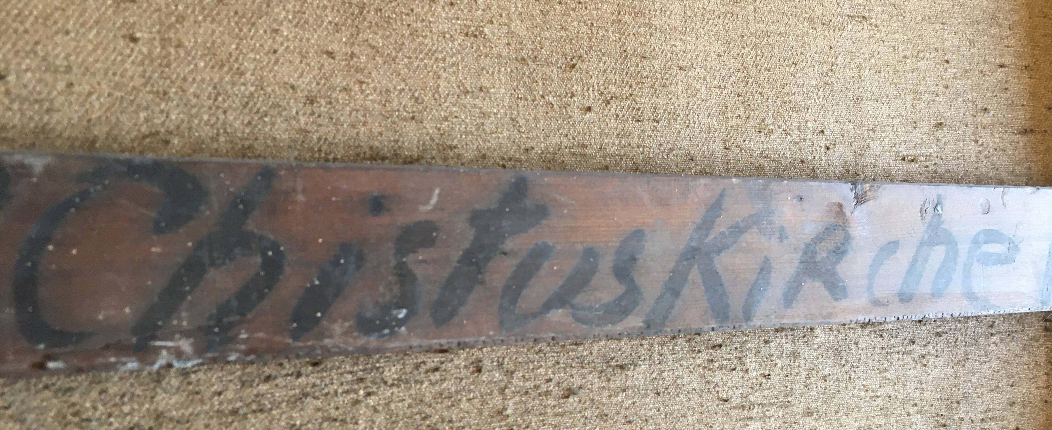 Painting ChristusKirche Mainz by Henri LAVOUÉ (1883-1972) in 1924