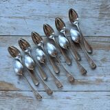 Set of 12 Médaillon dessert spoons, Boulenger