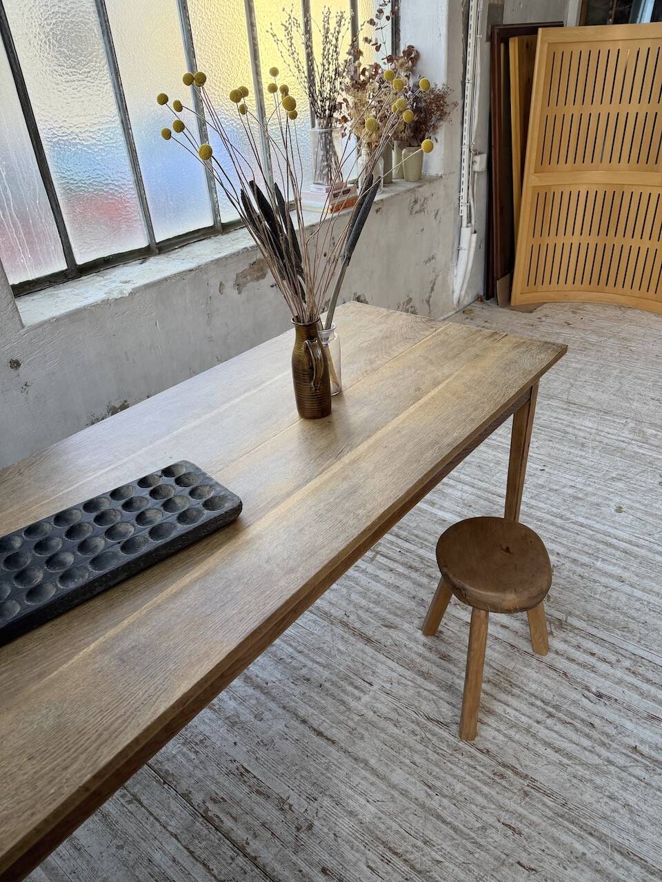 Oak farmhouse table 200cm
