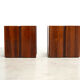 Rare rosewood side cabinets Afra Tobia Scarpa for Maxalto