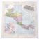 Vintage Central America map from 1950.