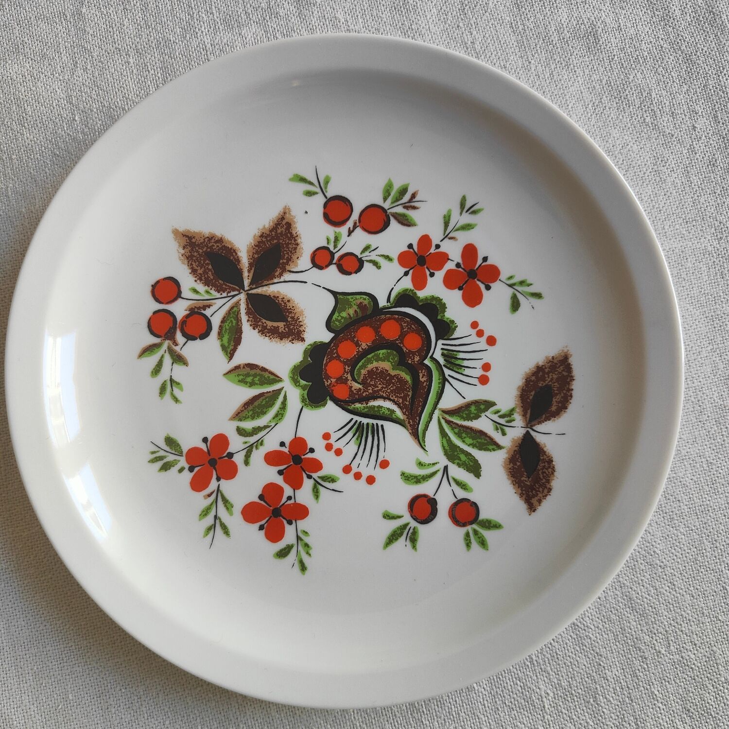 4 vintage plates 70s