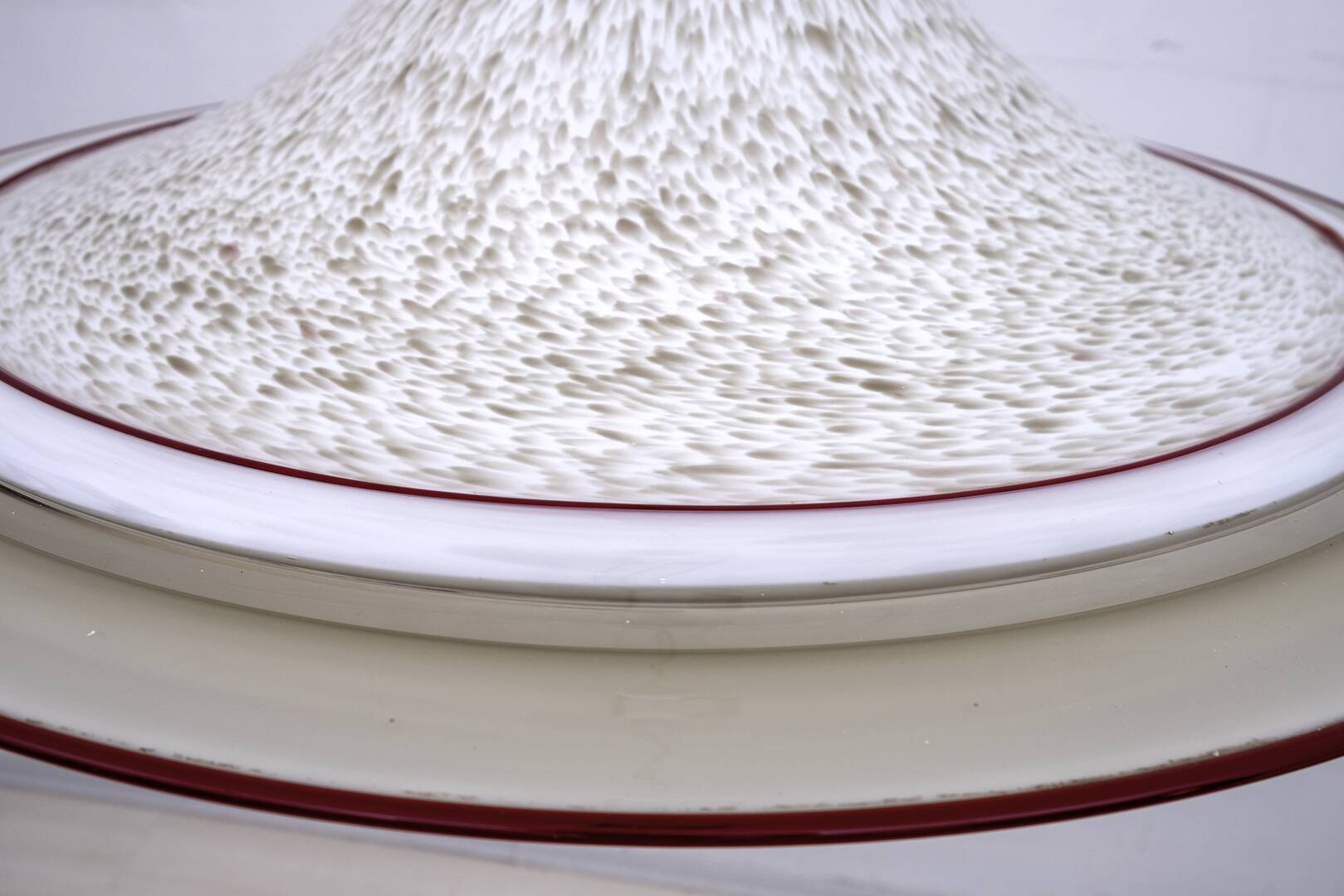 Mid-Century Modern Italian Chandelier Hat Murano Glass, 1970