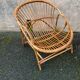 Fauteuil corbeille rotin
