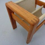 Danish Solid Teak Magazine Rack, 1960s