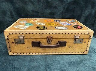 Vintage antique suitcase