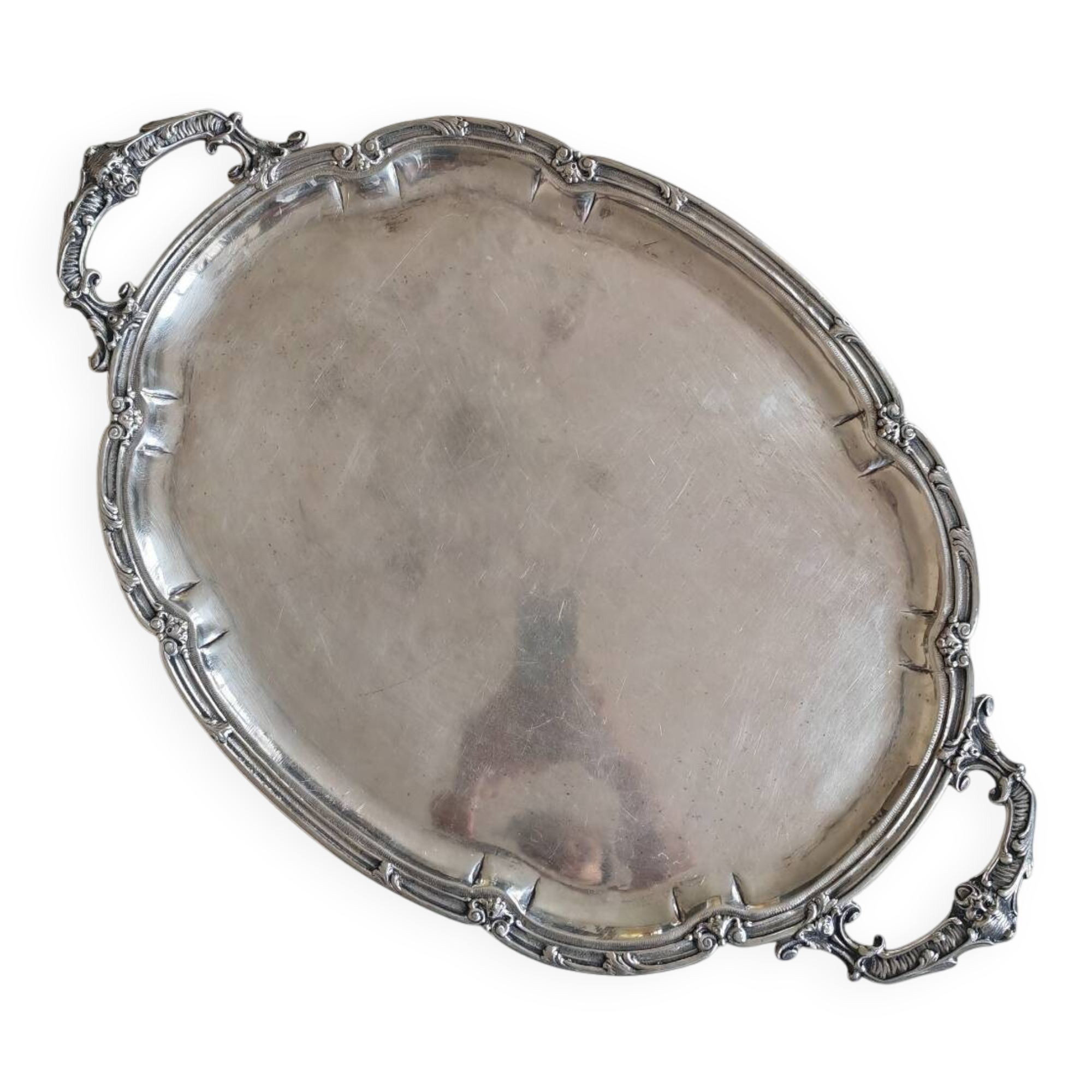 Silver 1000 flat tray