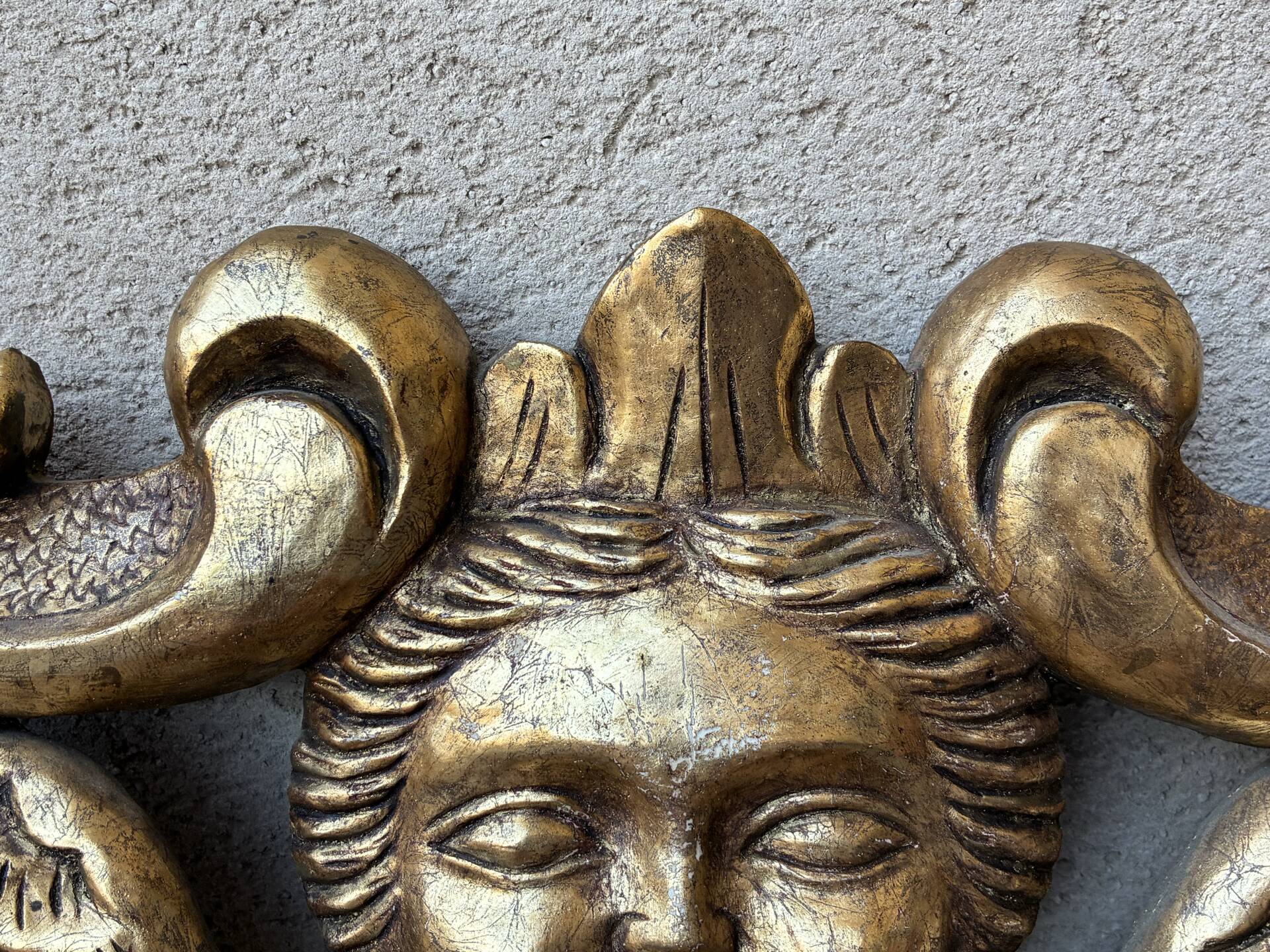 Italian bas-relief cherub