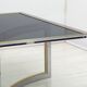 Mid-Century Modern Italian Chrome and Brass Coffee Table, 1970s