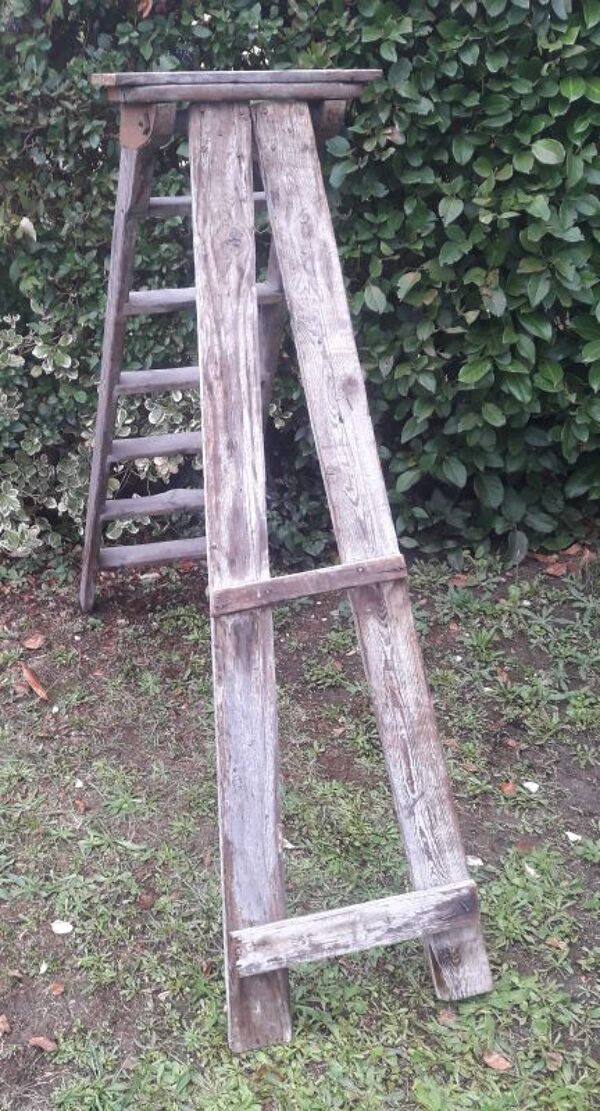 Escabeau artisan bois 6 marches