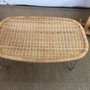 Superb set of chairs and a small wicker table.