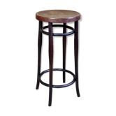Tabouret bar bistro Thonet en bois courbé