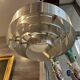 Poulsen Scandinavian brushed steel tiered pendant light