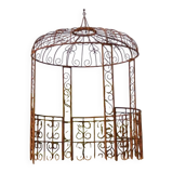 Gloriette, arbour, wrought iron pergola