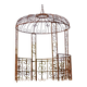 Gloriette, arbour, wrought iron pergola