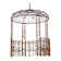 Gloriette, arbour, wrought iron pergola