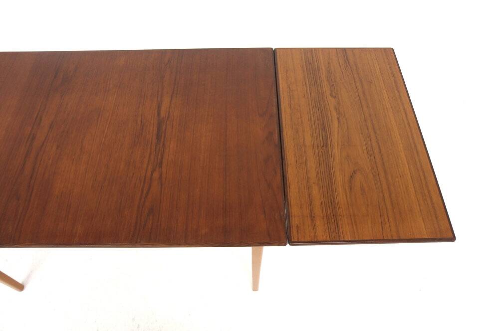 Teak "wallet" dining table, Sweden, 1960s