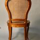 Suite of 6 chairs cannées en merisier Louis Philippe