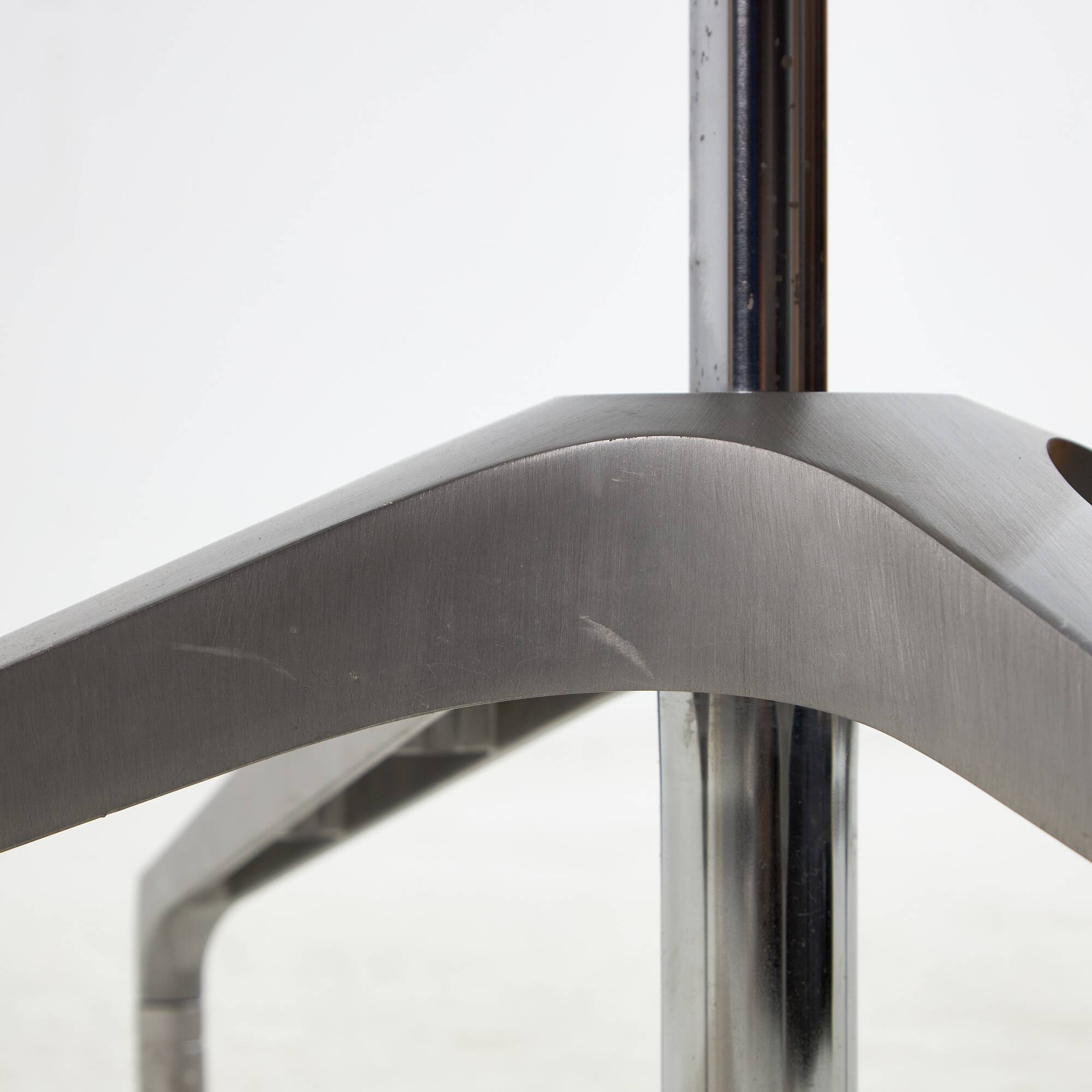 Chaise argentée par hadi teherani pour interstuhl (mk10281)