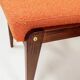 Fauteuil Vintage avec Repose-Pieds  terracotta Bouclette