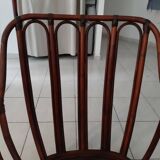 Rattan armchair from the 60s by Maugrion, Basset model
