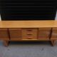 Wooden sideboard of the 70s u-shaped footing