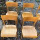 Lot de 50 chaises bistrot empilables vintage 
