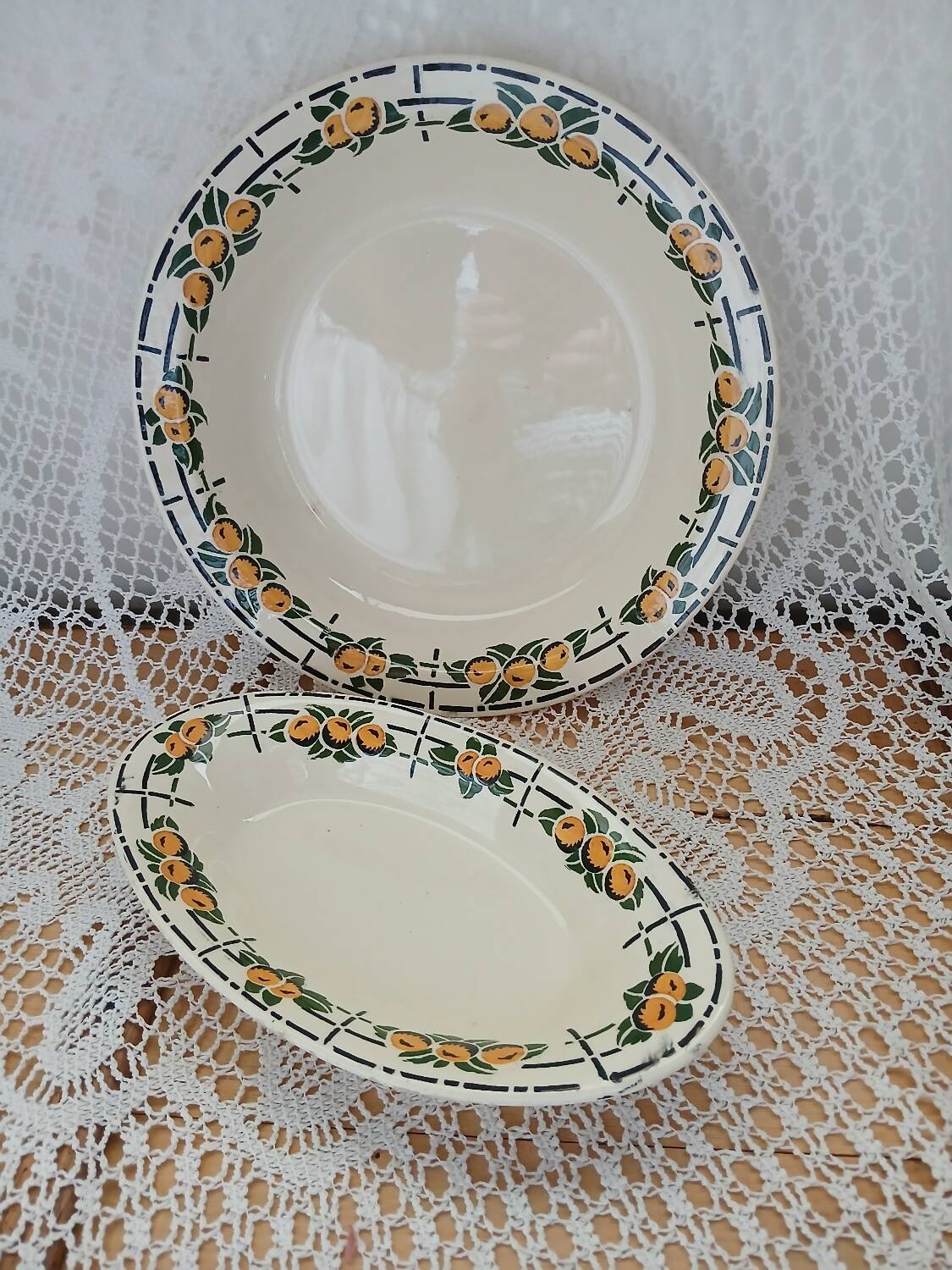 2 old dishes "Normandy" New Galleries