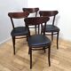 Set of 4 Banana bistro chairs, TON