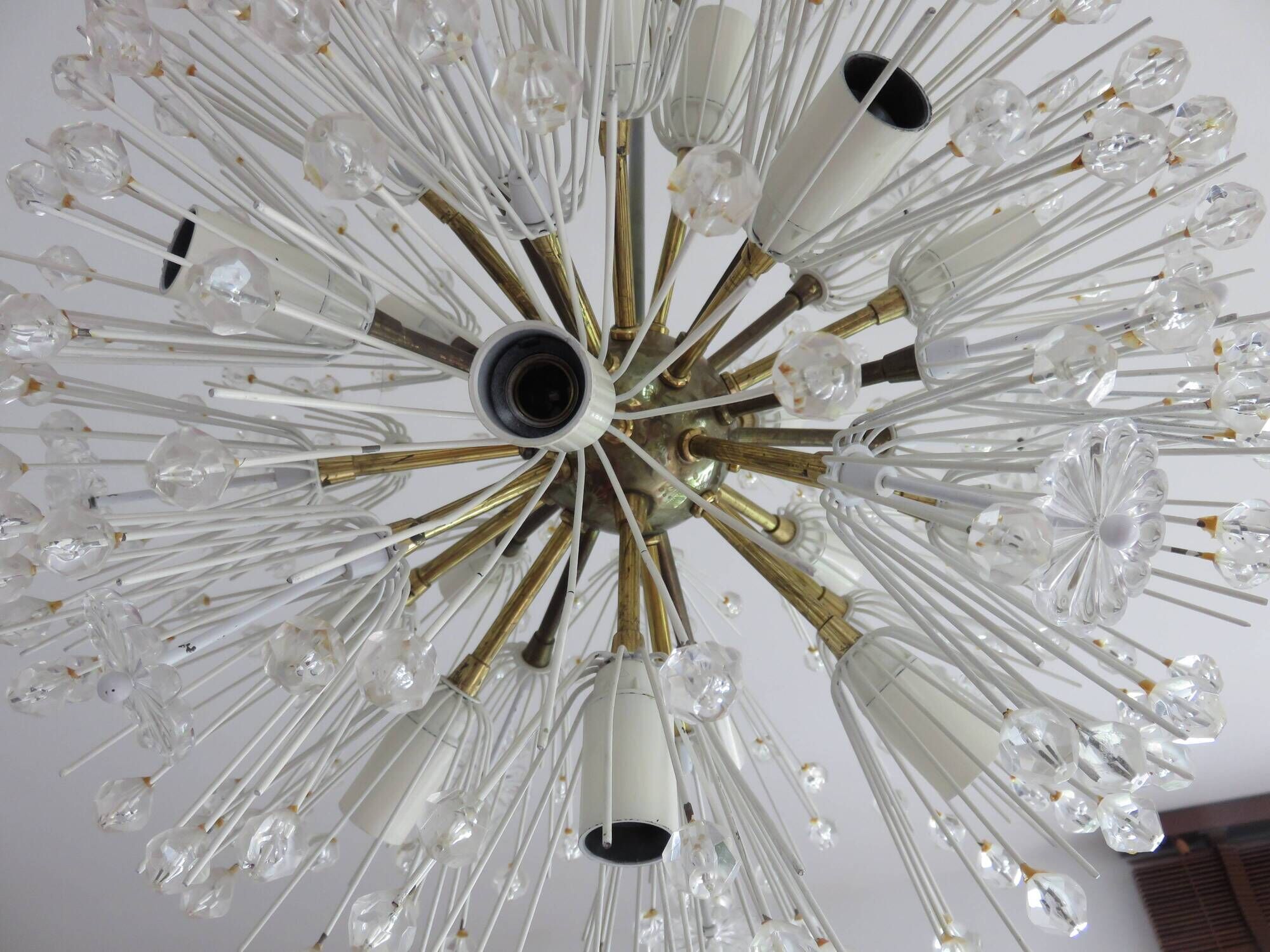 snowball, Dandelion, 17 lights, Emil Stejnar for Rupert Nikoll, Austria 50s