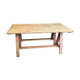 Farm table on trestles