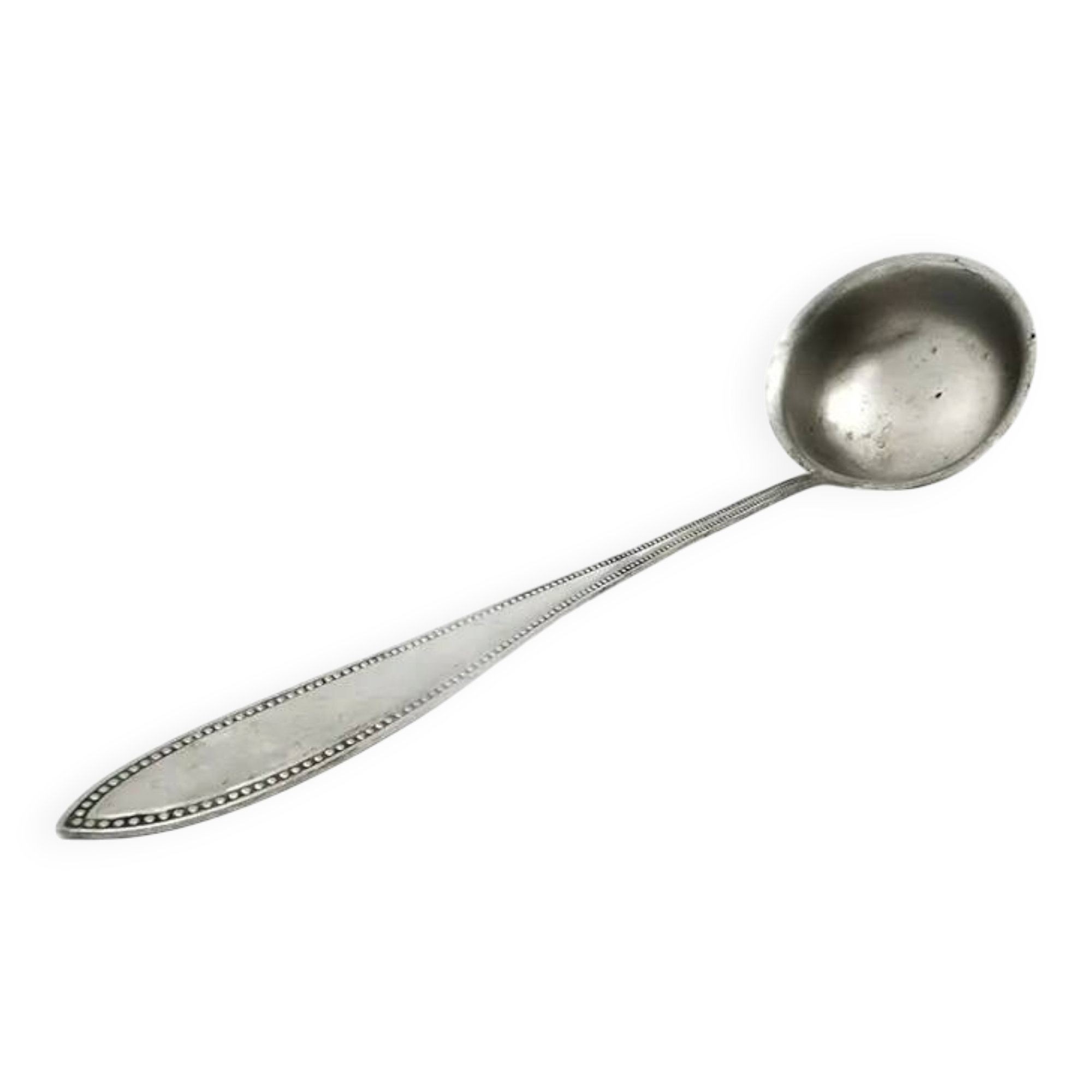 Classic soup ladle, silver-plated brass, Germany, early 20th century