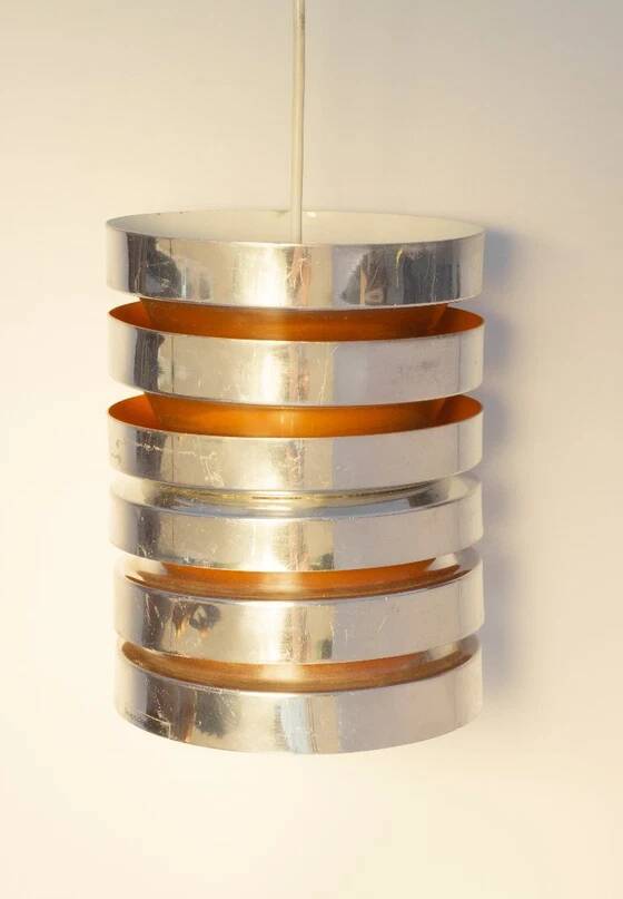 Suspension with overlapping rings by Carl Thore Granhaga Metallindustri, 1970s