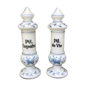 Paire de pots d’officine