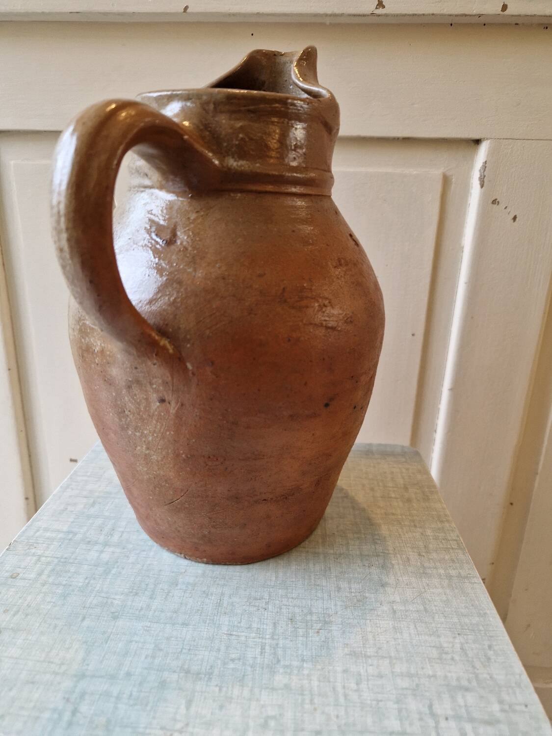 Large glazed stoneware water jug