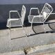 Pair of garden chairs