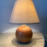 Wooden table lamp