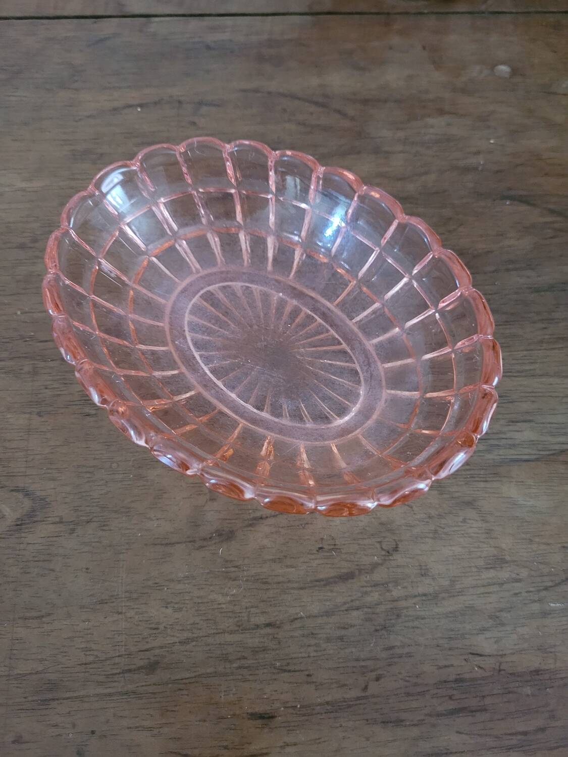 Baccarat molded crystal serving dish