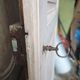 Double antique wooden doors