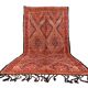 Grand tapis marocain fait main vintage 204 x 427 cm - Tapis en laine berbère rare