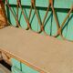 1960s rattan wall shelf