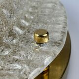 60s 70s Plafoniere ceiling lamp by Fischer Leuchten Germany Space Age