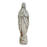 Ancient statuette Virgin Mary Our Lady of Lourdes