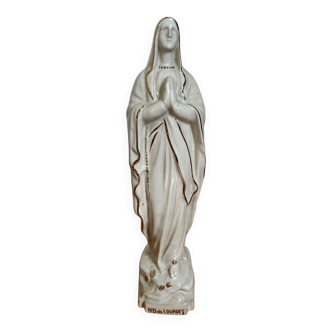 Statuette ancienne Vierge Marie Notre Dame de Lourdes