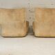 Pair of armchairs by michel cadestin, airborne edition, fiberglass and beige velvet, circa 1970